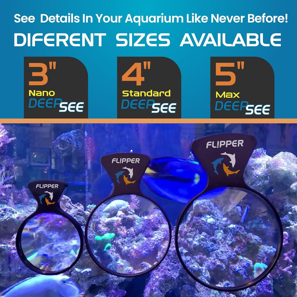 Flipper DeepSee 4" Magnified Viewer for Aquarium Viewing