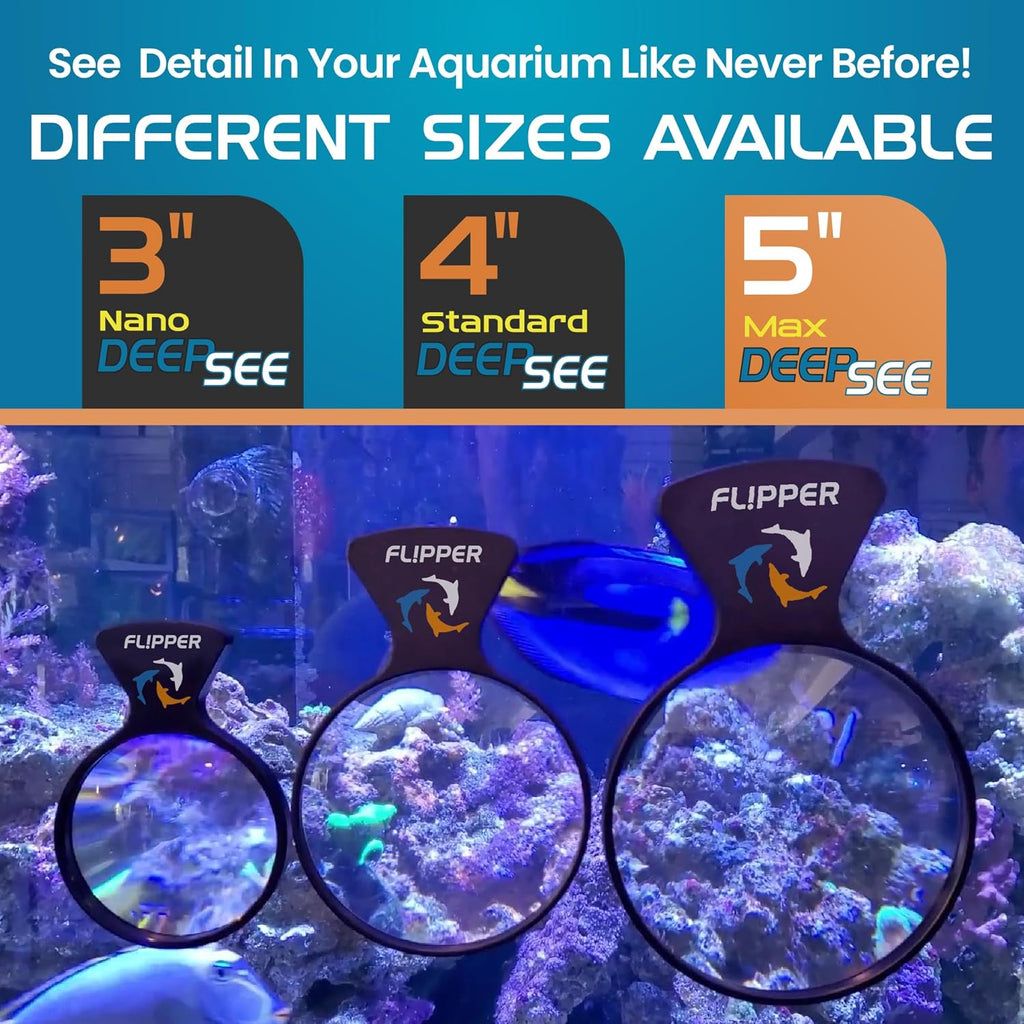 Flipper DeepSee Viewer Max 5" Magnified Viewer for Aquariums