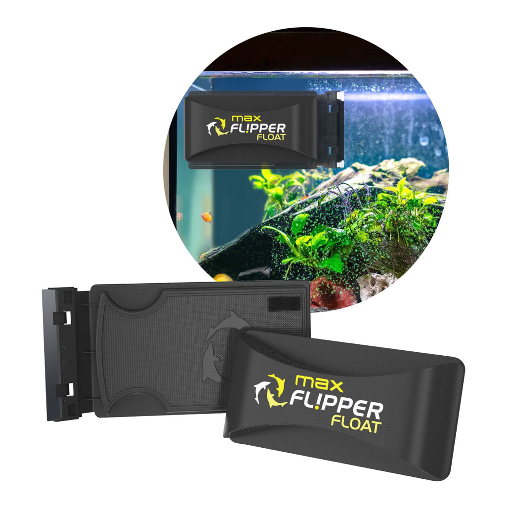 Flipper Max Float Magnetic Aquarium Algae Scraper for Glass and Acrylic Fish Tanks