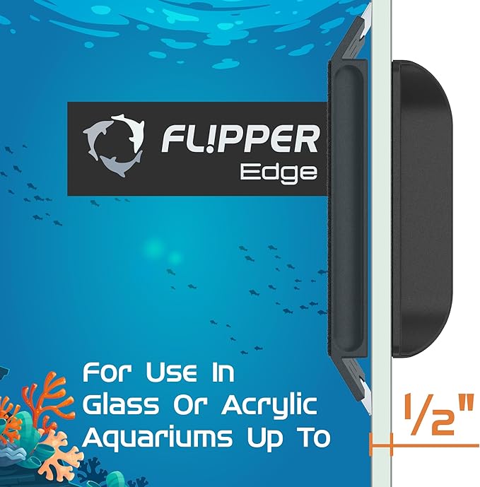 Flipper Edge 2 in 1 Floating Magnetic Aquarium Algae Cleaner (Standard)