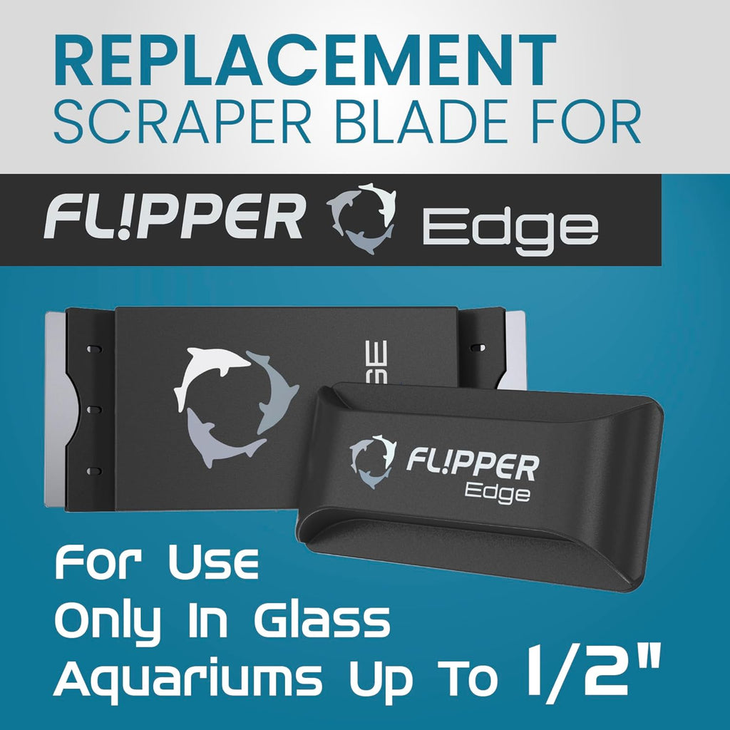 Flipper Edge Standard Stainless Steel Replacement Blades 4 Pack