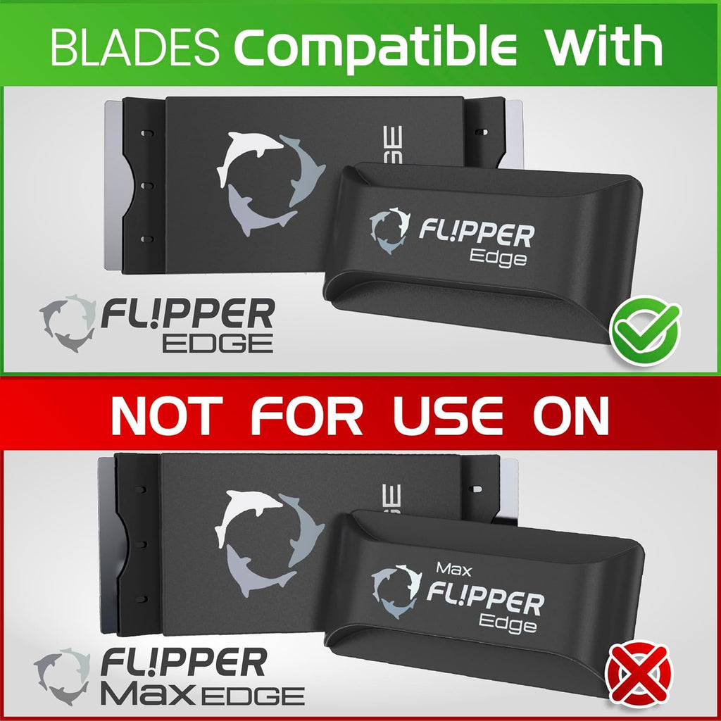 Flipper Edge Standard Stainless Steel Replacement Blades 4 Pack