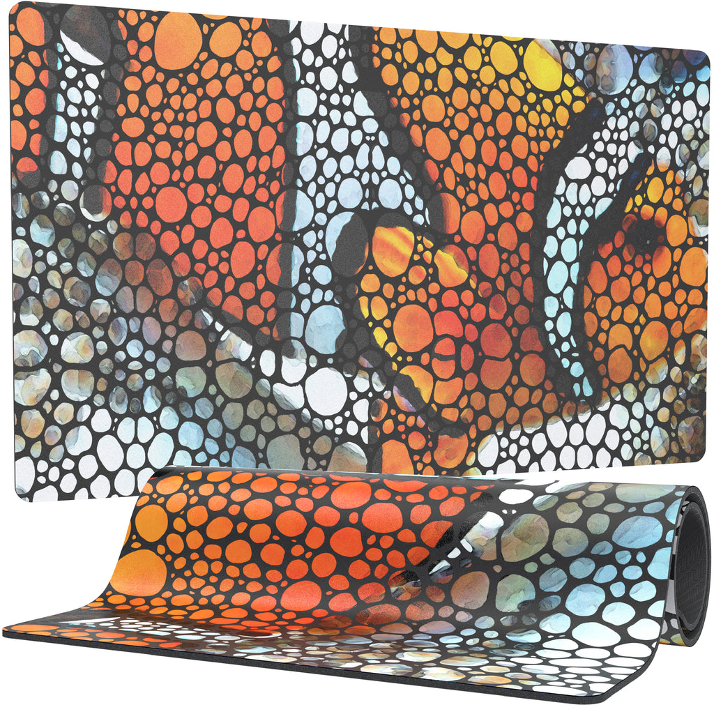Flipper Aquarium Mat with Clownfish Artwork