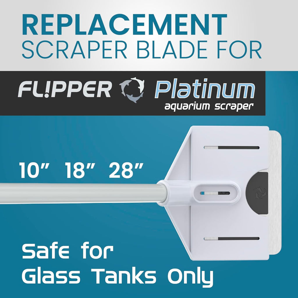 Flipper Platinum Credit Card Aquarium Algae Scraper Stainless Steel Blades