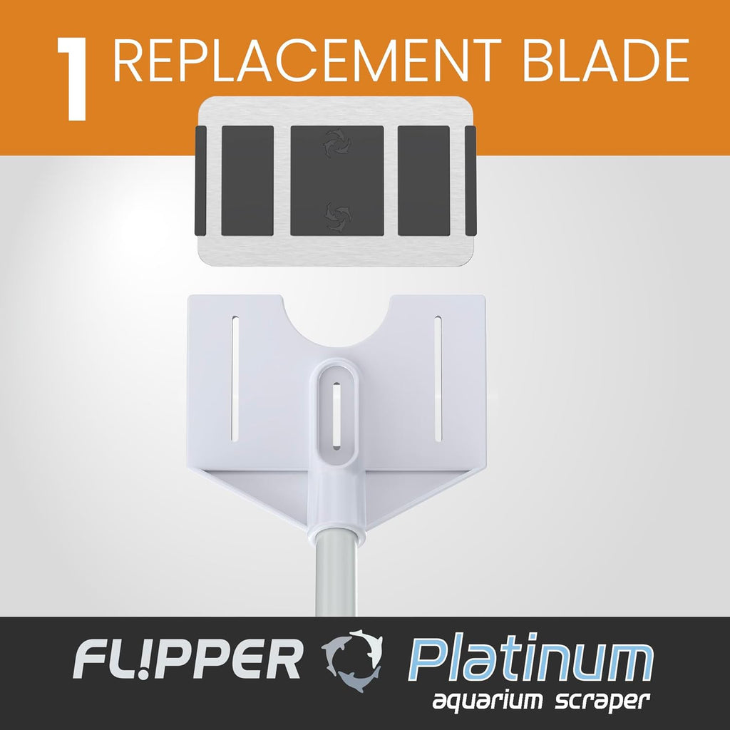 Flipper Platinum Credit Card Aquarium Algae Scraper Stainless Steel Blades