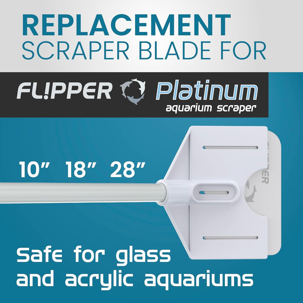 Flipper Platinum Algae Scraper Replacement Blades 10 Pack